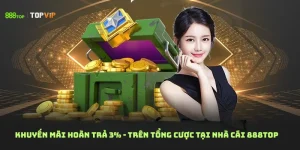 Khuyến mãi Hoàn trả 3% - Trên tổng cược tại nhà cái 888Top